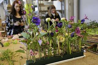 Floristen-Workshop mit Julia Erven auf dem Blumengrossmarkt Düsseldorf