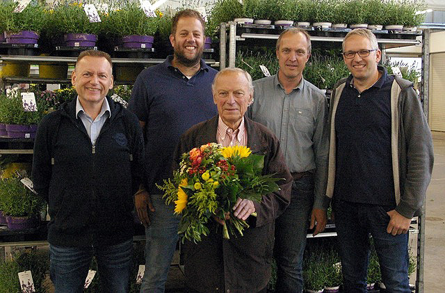 Ein Urgestein des Blumengroßmarkt wird 80 Jahre jung